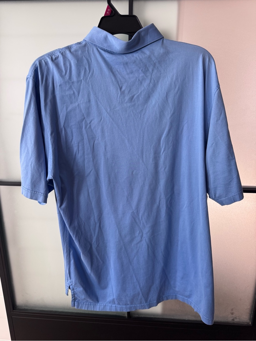 Peter Millar Classic Polo in Sky Blue - Picture 4 of 4
